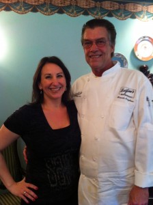 Chef Brigtsen with Maria