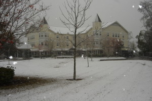 Snow at St. Francis Villa